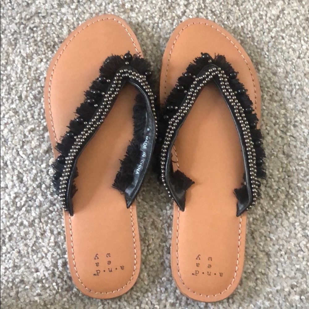 A New Day Tassel Sandals